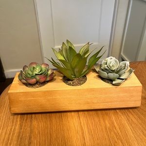 Target faux succulent planter